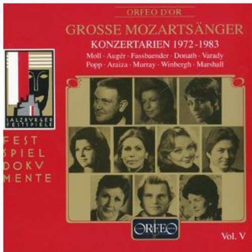 

CD диск Mozart / Mozarteum-Orchester Salzburg / Hager: V 5: Konzertarien 1972-1983