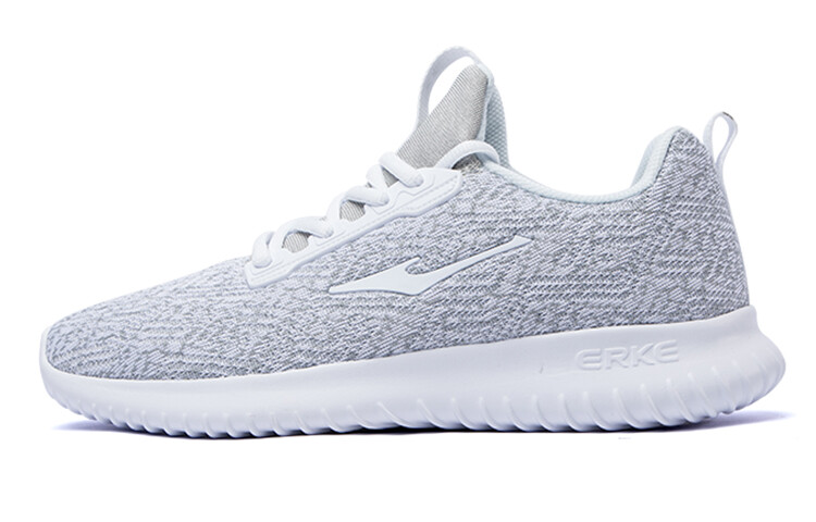 

Кроссовки ERKE Training Shoes Men Low-top White/Light Gray, белый/светло-серый