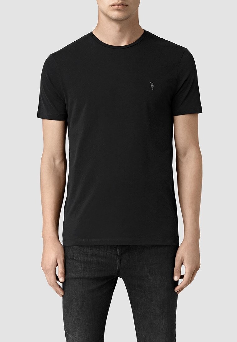 

Футболка базовая AllSaints, цвет jet black