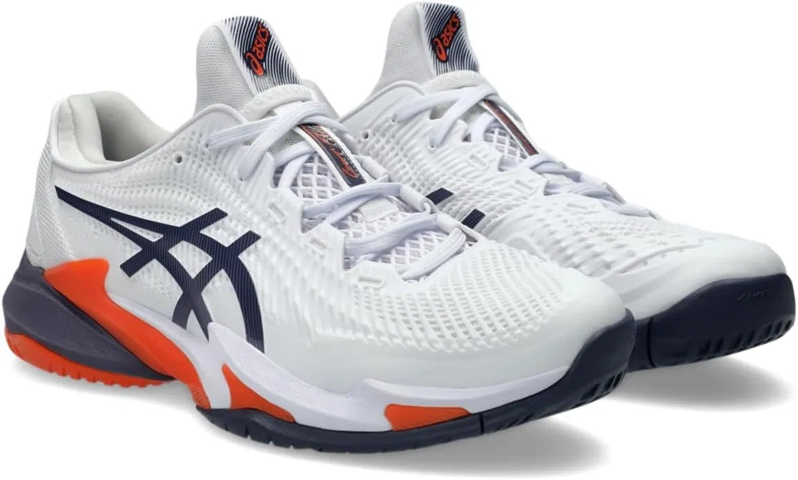 Кроссовки ASICS Men's Court FF 3, White Greyish Purple — фото 2