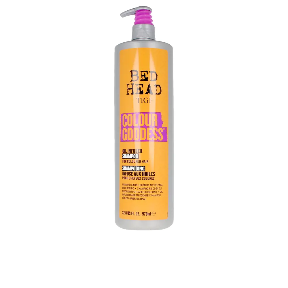 

Шампунь Bed head colour goddess oil infused shampoing Tigi, 970 мл.