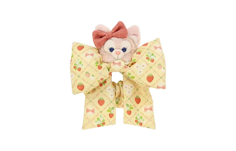 Disney Резинка для волос LinaBell Duffy And Friends в форме сердца из клубничной коллекции — фото 2