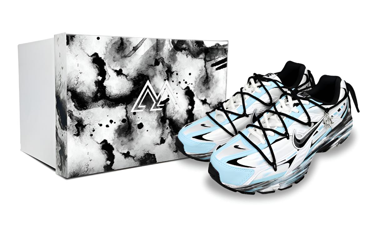 

Кроссовки мужские Casual City Commute Running Shoes с амортизацией Initiator Cushioning, дышащие и поддерживающие, низкие Nike, синий черный