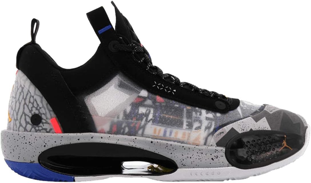 

Мужские кроссовки Air Jordan 34 Low Heritage CZ7745-008, Black/Laser Orange/White