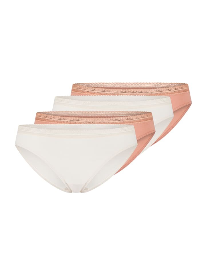 

Трусы Schiesser Rioslip Cotton Lace, цвет terracotta, beige