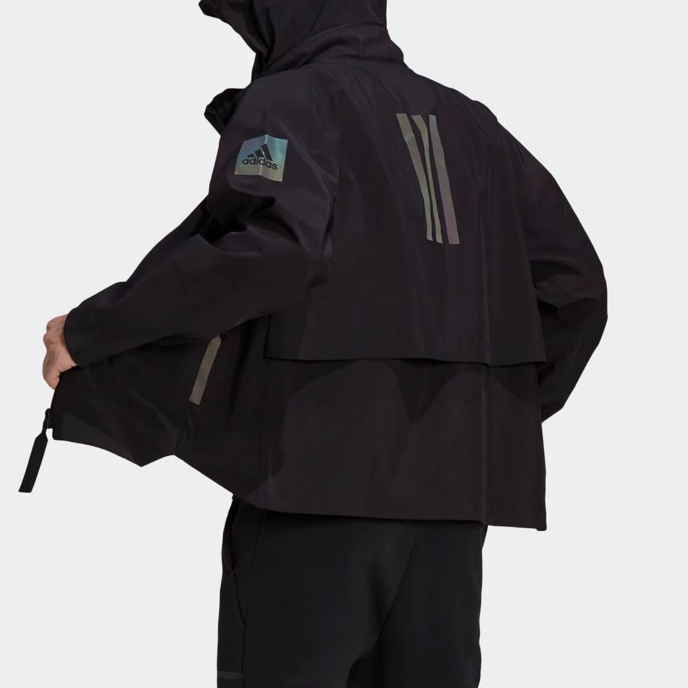 Adidas Куртка MYSHELTER мужская черная — фото 4