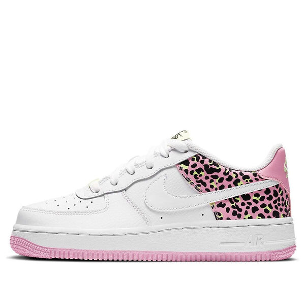 

Кроссовки air force 1 '07 'pink leopard' Nike, белый