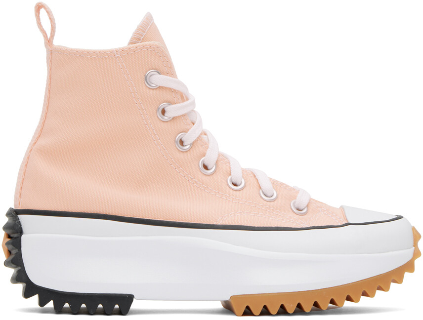 Розовые кроссовки Converse Run Star Hike