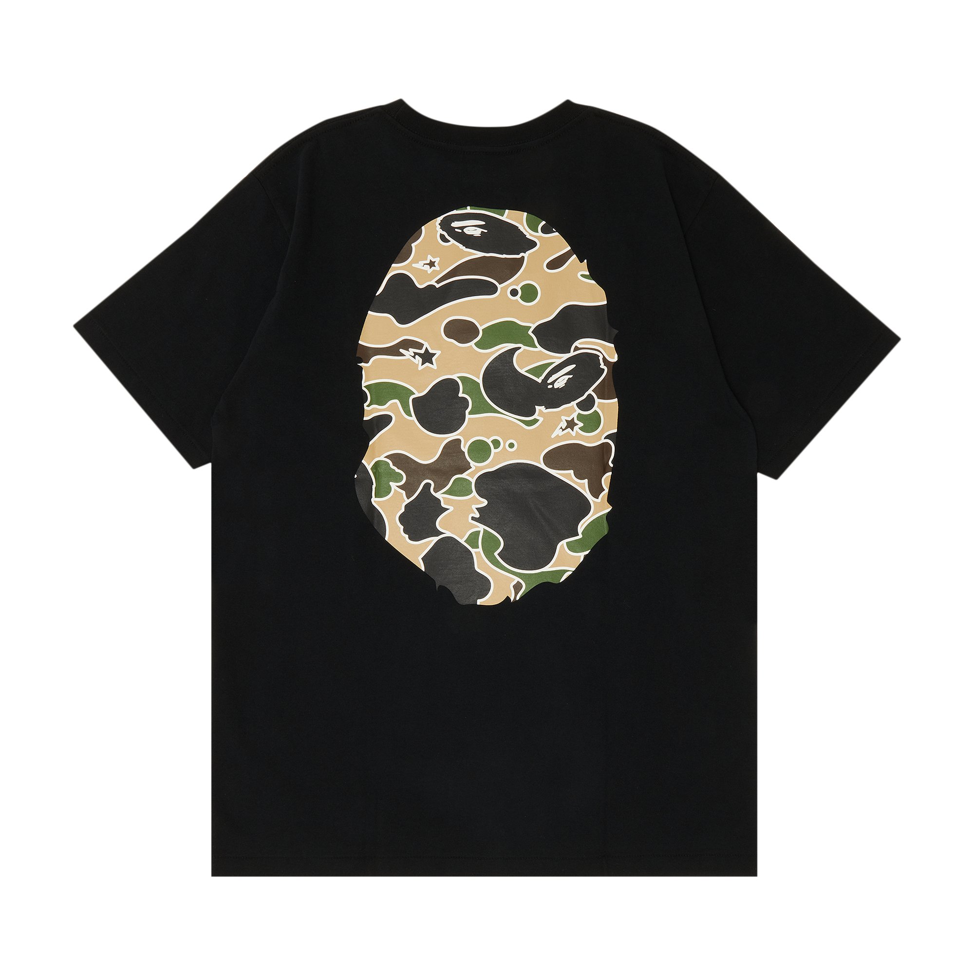 

Футболка BAPE Sta Camo Big Ape Head, черная/желтая, Черный, Футболка BAPE Sta Camo Big Ape Head, черная/желтая