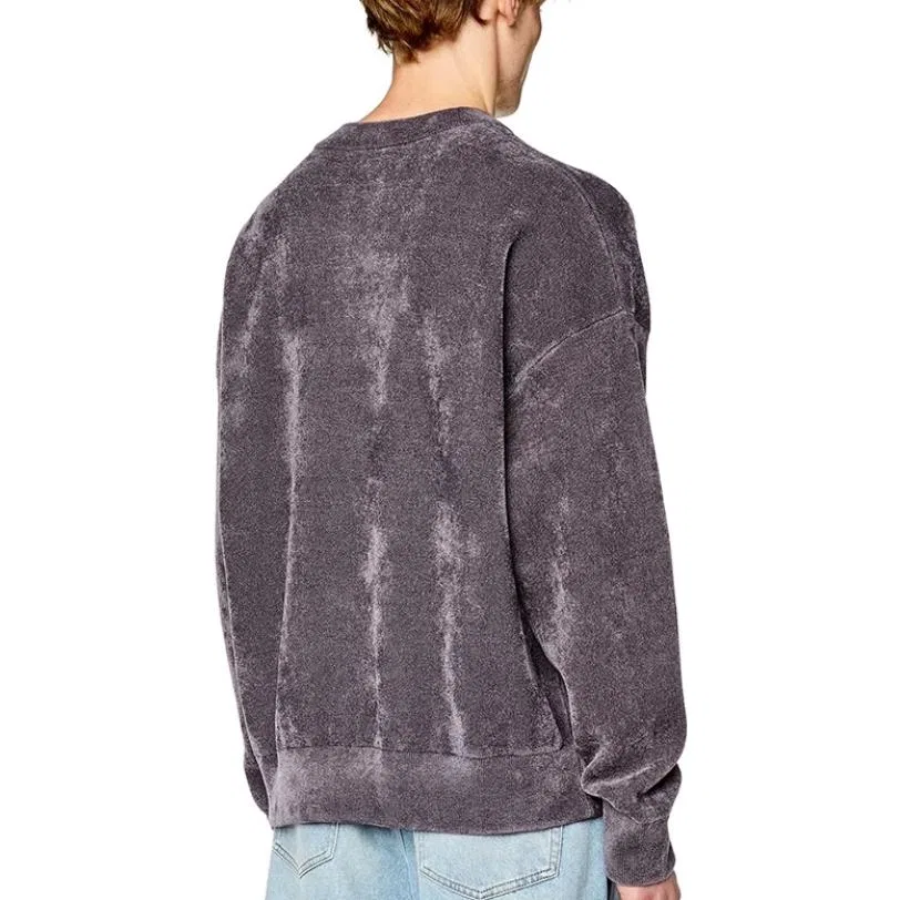 Свитер мужской фиолетовый с круглым вырезом Other DIESEL, Purple — фото 4