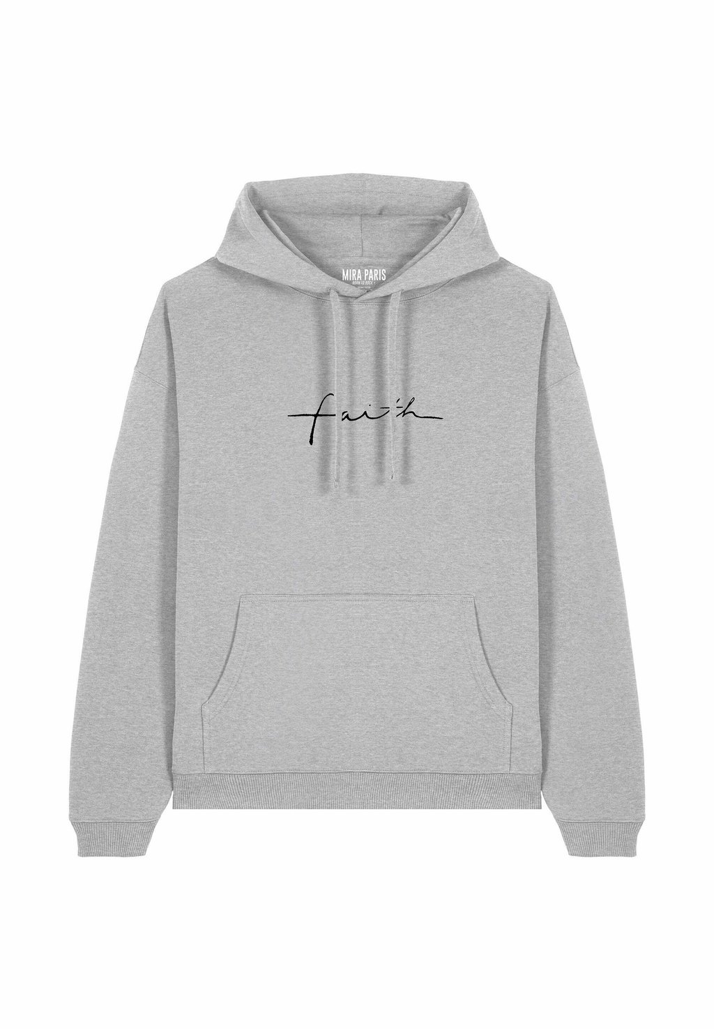 

Толстовка FAITH EMBROIDERY UNISEX - Hoodie Mira Paris, пятнистый серый