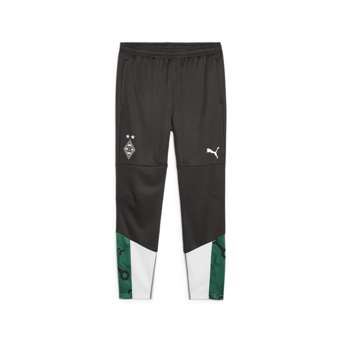 

Спортивные брюки PUMA "Borussia Mönchengladbach футбольные тренировочные брюки мужские", цвет Power Green Black