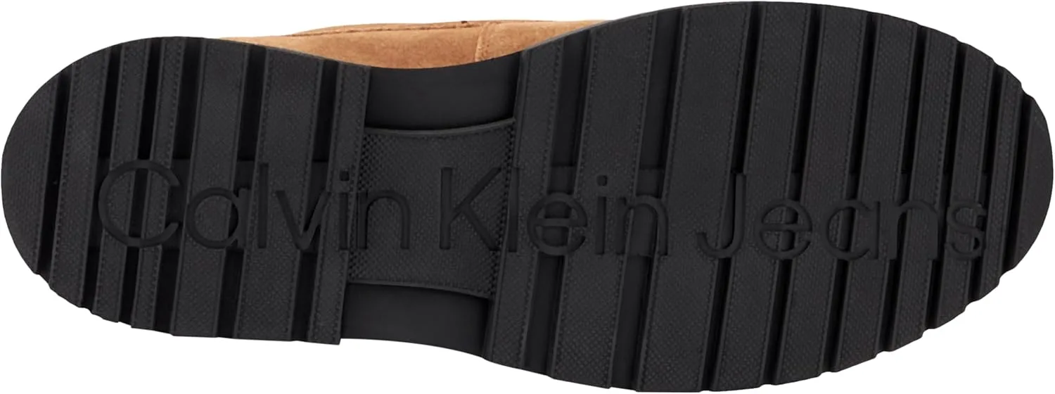 Мужские ботильоны Calvin Klein Eva Mid на шнуровке, коричневый — фото 2