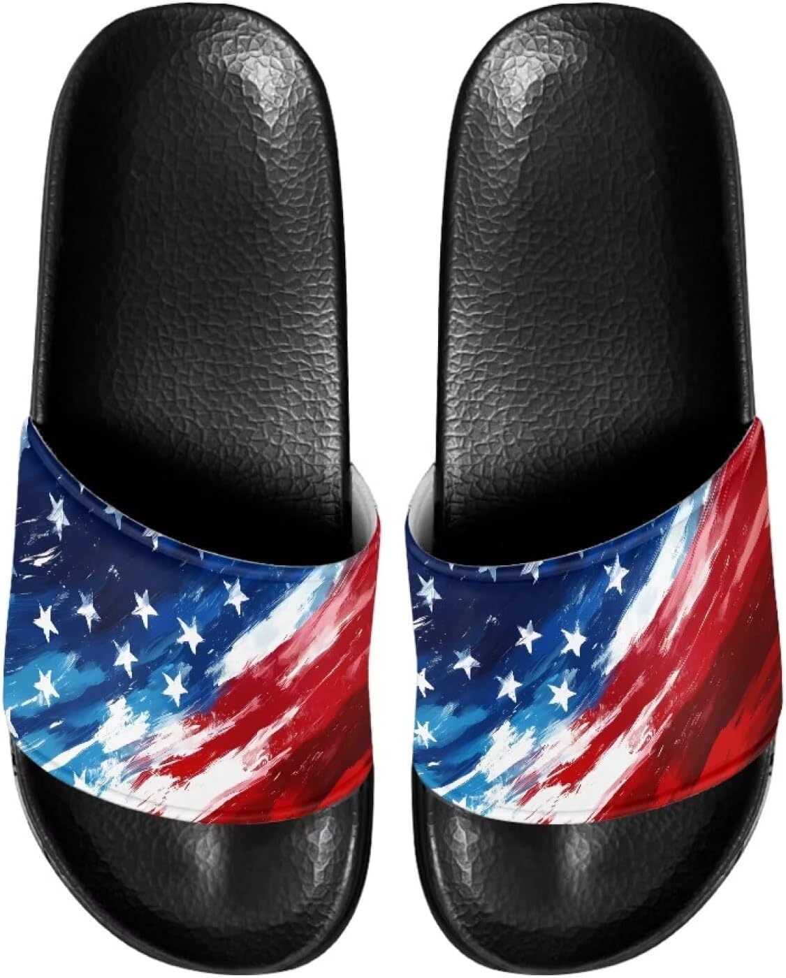 

Сандалии-шлепанцы унисекс с мягкой стелькой, удобные для женщин и мужчин, кожаные, размеры 6-13,5 Mintulipy, 4th of July Independence Day