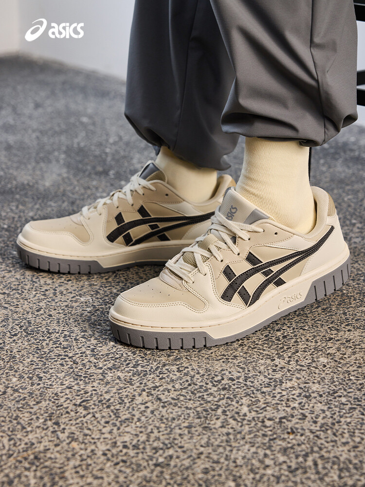 Кроссовки Asics Court MZ 2.0, белый / бежевый / угольно-серый — фото 4