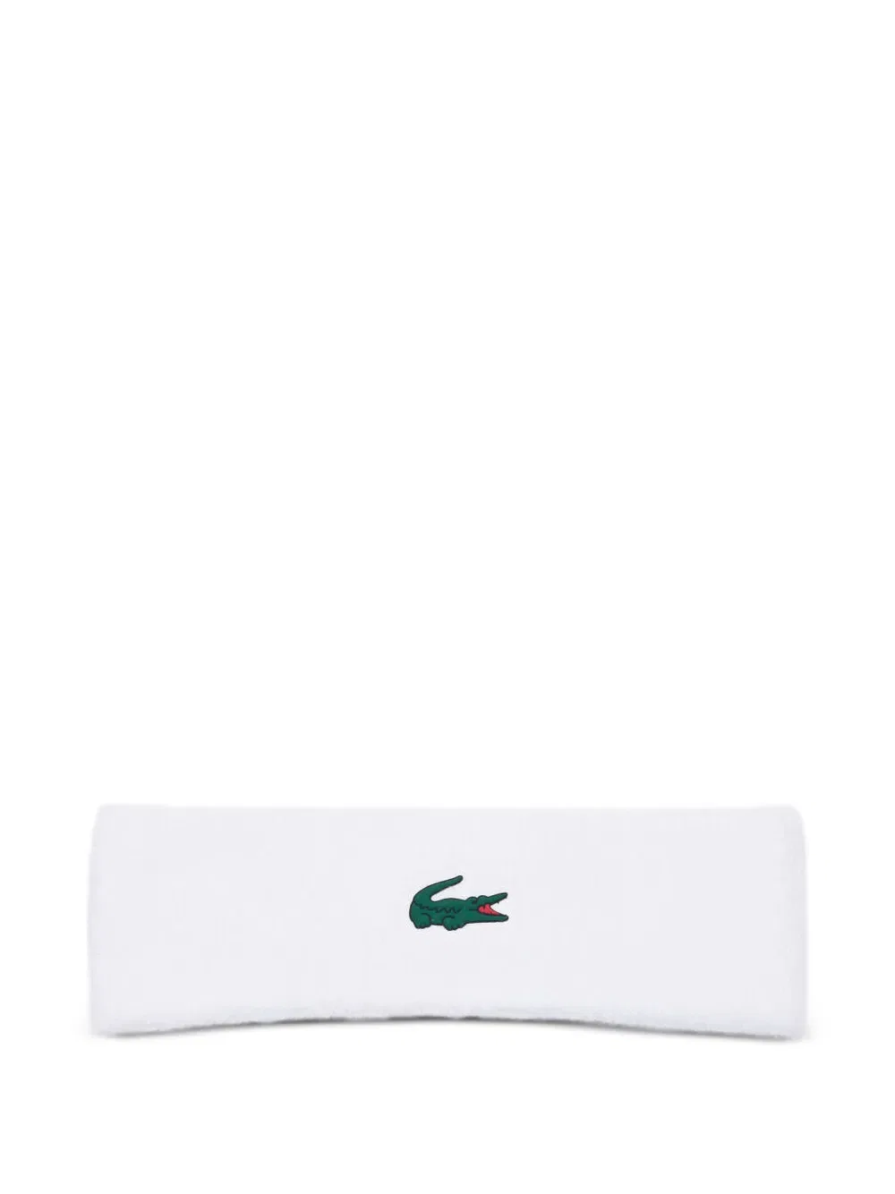 Повязка на голову с логотипом Lacoste, белый