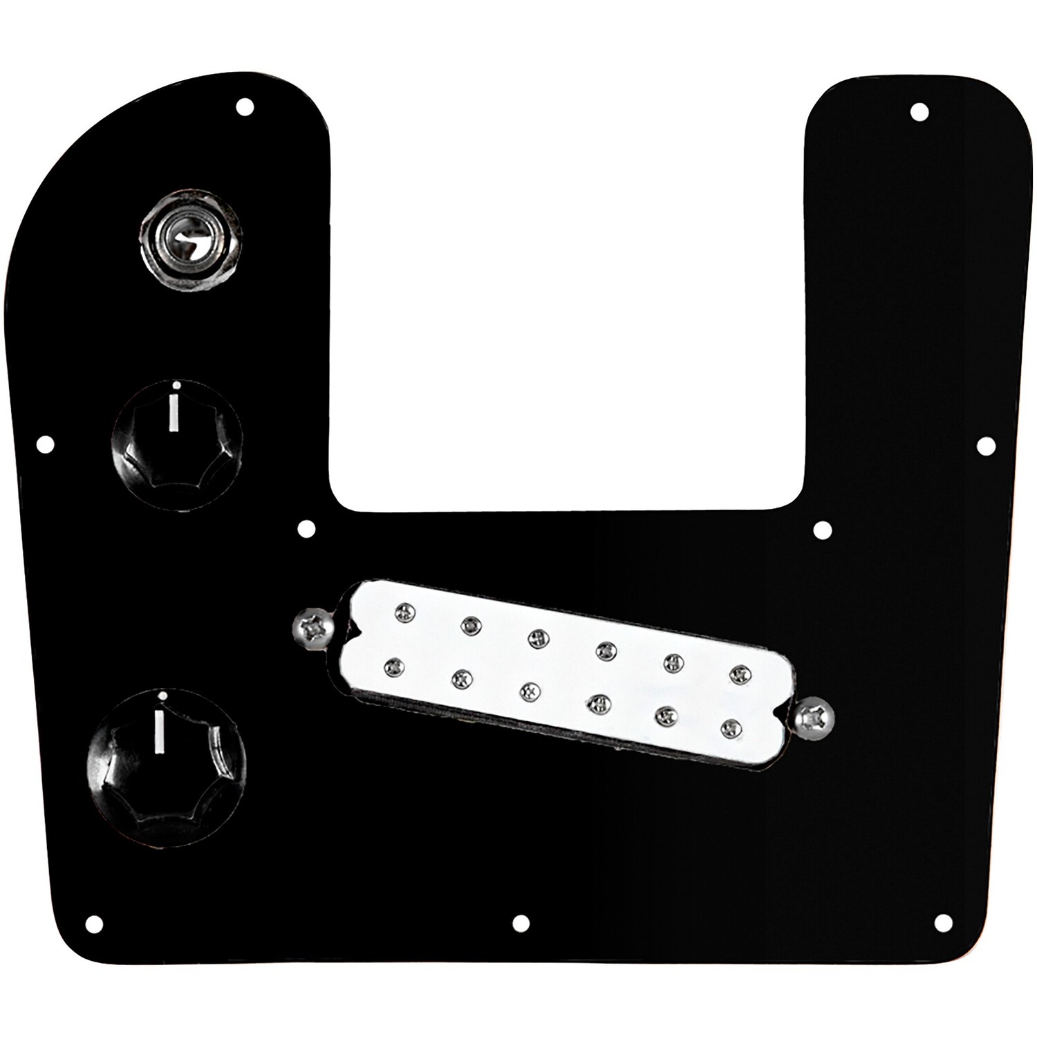 

Изготовленная на заказ накладка 920d Rogue Lap Steel загруженная с белым звукоснимателем Polyphonics Black 920d Custom