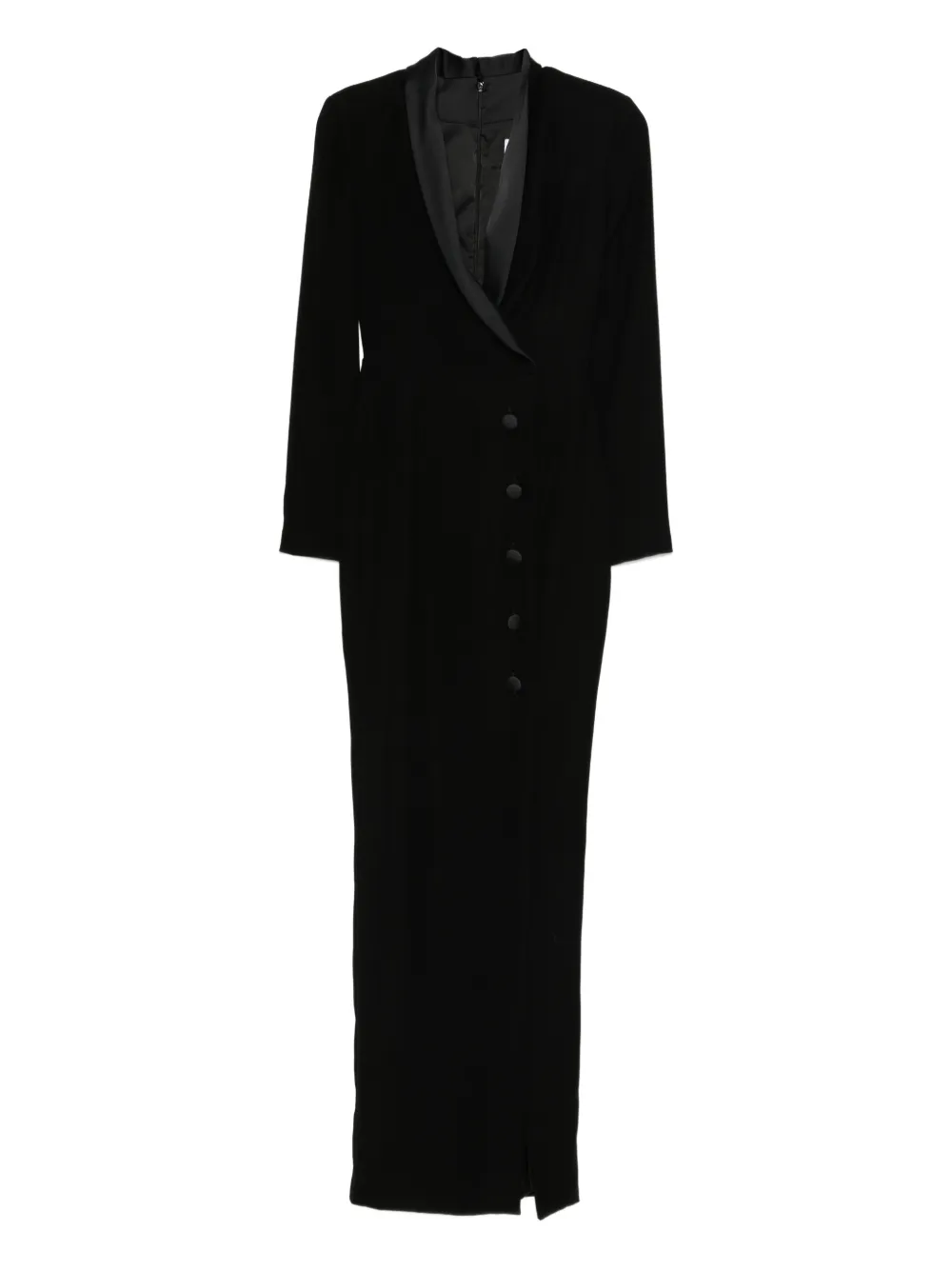 

Платье макси Scarlet на пуговицах Silk Love & Lace, черный