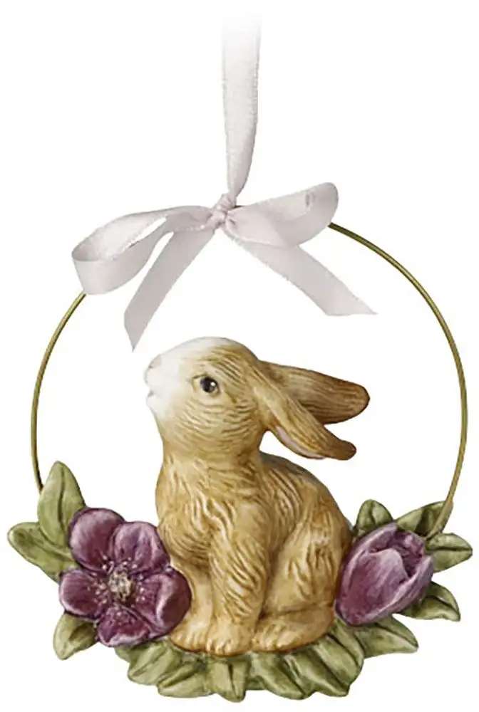 

Пасхальный кролик Goebel "Highing Ornament Annual Bunny 2024", пасхальная фигурка, декоративная фигурка, Пасха, пасхальное украшение 9,5х10х5 см, цвет bunt