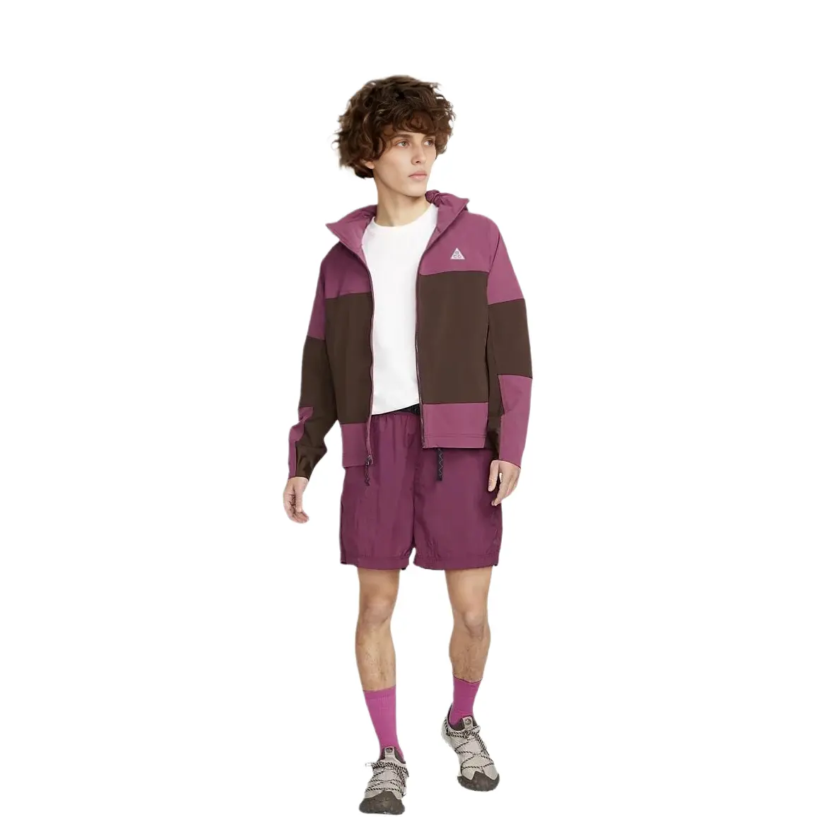 Куртка ACG Sun Farer, азиатские размеры Nike, черный/белый — фото 3