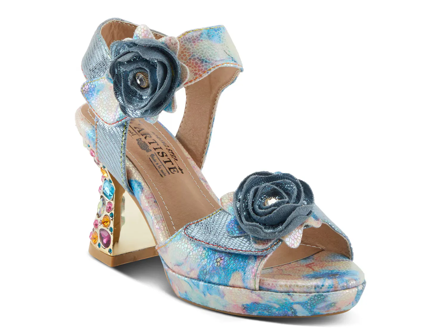 

Сандалии Everley Sandal L'Artiste By Spring Step, синий/мультиколор