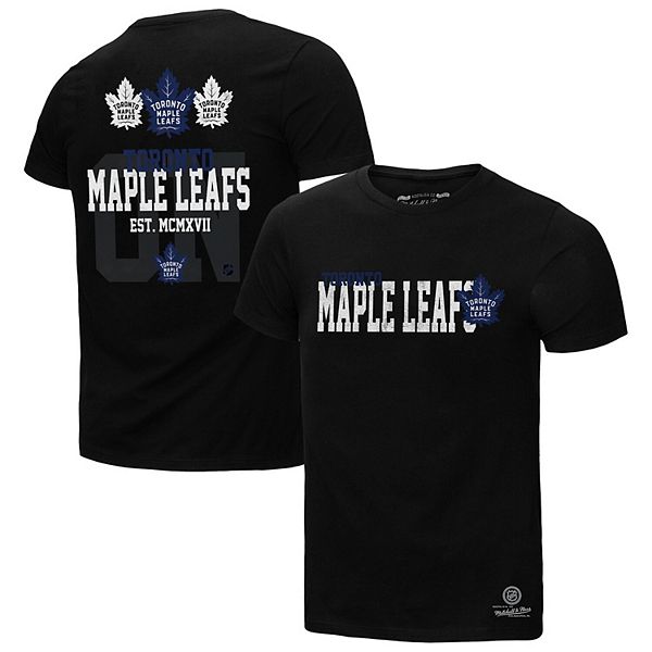 

Мужская черная футболка toronto maple leafs home Mitchell & Ness