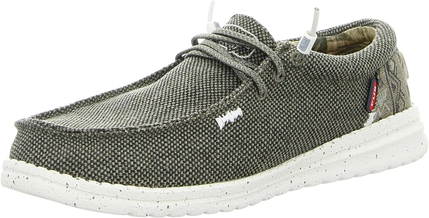 Туфли Fusion Jack Rought Linen Dry Moss