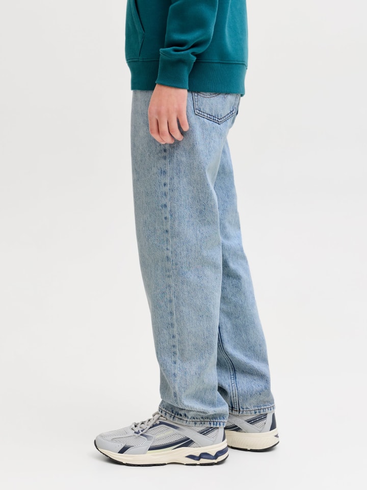 JACK & JONES Junior Джинсы свободного кроя JJICHRIS из синего денима — фото 3