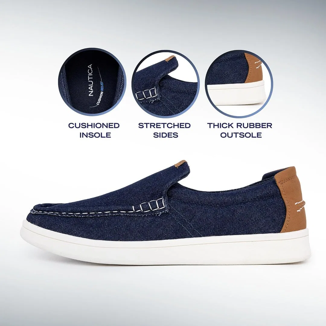 Лоферы Nautica, Indigo Denim — фото 2