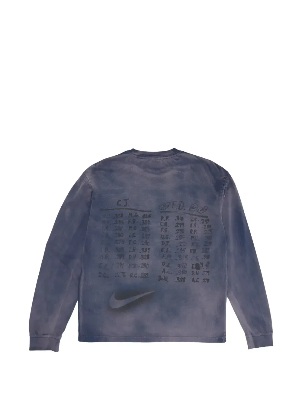 Толстовка Ise Mie из коллаборации с Cactus Jack и Fragment Nike, синий — фото 2