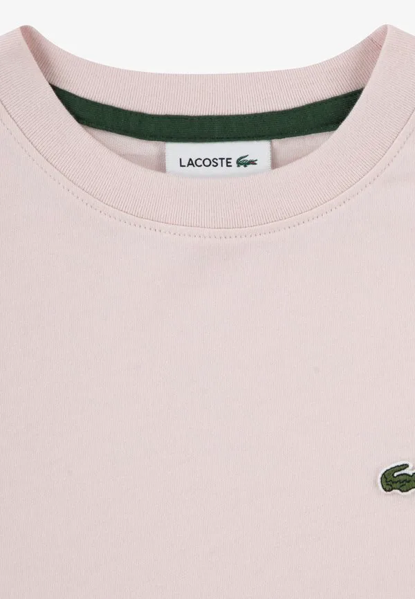 Базовая футболка унисекс core tee Lacoste, Light Pink — фото 3