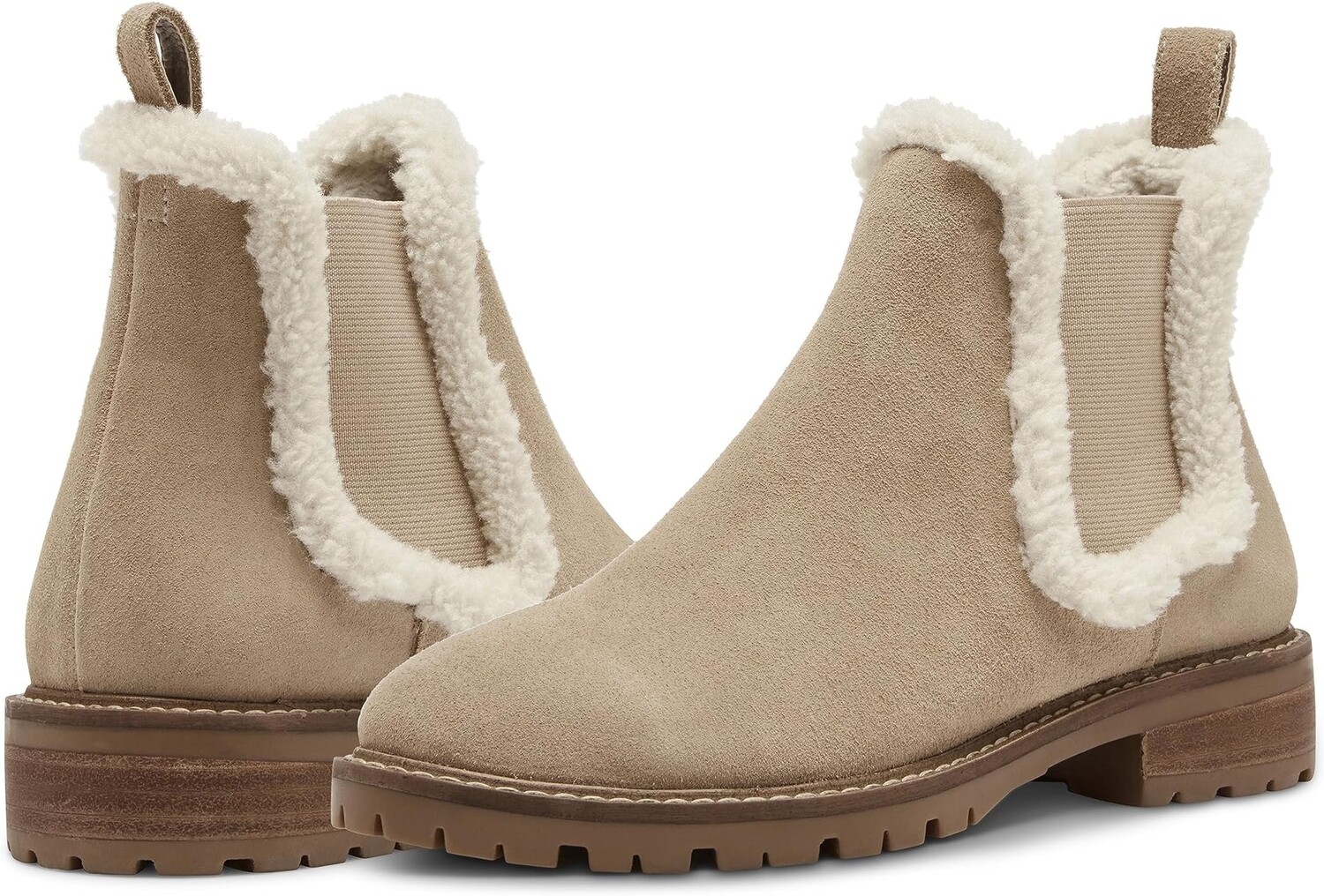 

Ботильоны Leopold Steve Madden, цвет Tan Suede Fur