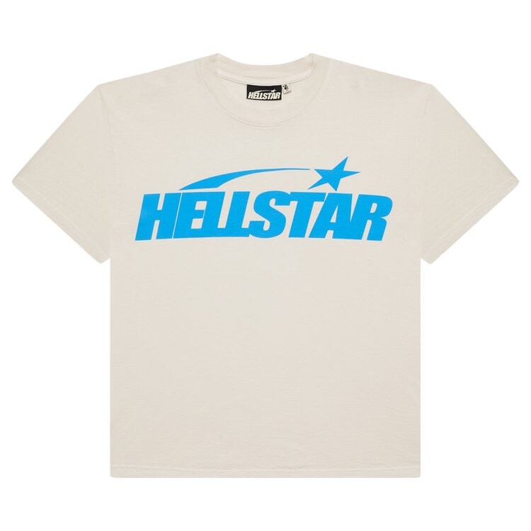 

Футболка Hellstar Classic T-Shirt (Regular Print), цвет White/Blue
