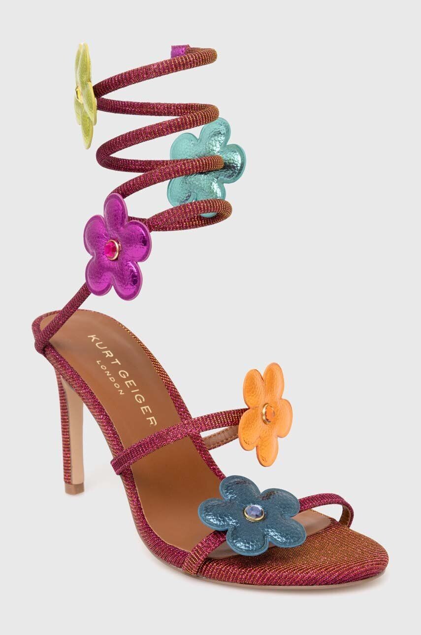 

Kurt Geiger London туфли на шпильке Daisy Spiral Sandal, мультиколор