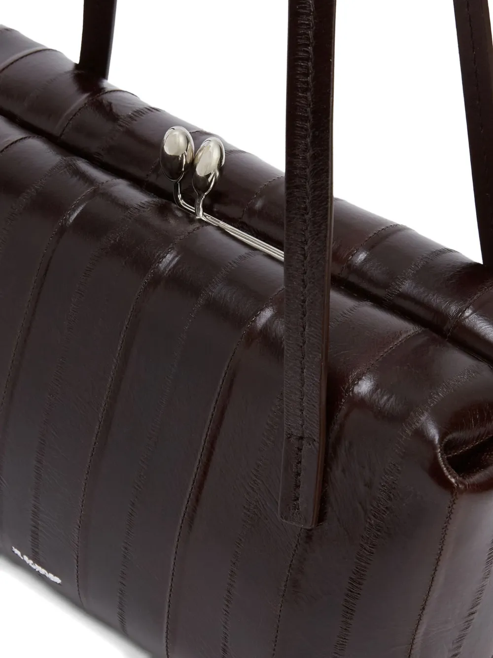 Маленькая сумка-тоут Goji Pillow JIL SANDER, коричневый — фото 3