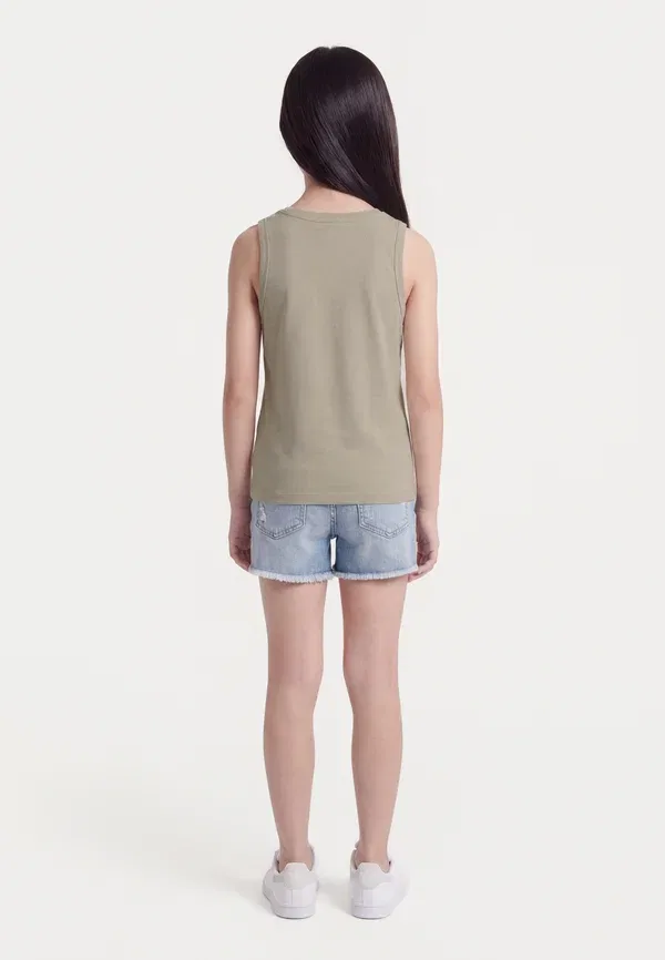 Футболка Nike Sportswear Tank Tee Top, еловый туман/черный — фото 2
