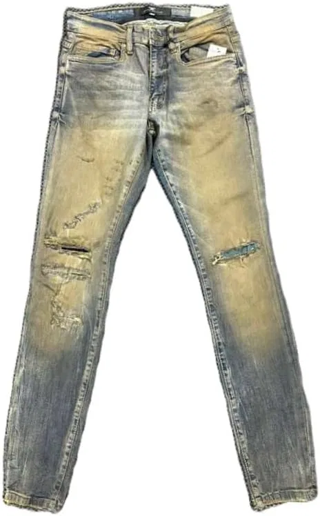 Джинсы потертые slim fit Jordan Craig, Dark Vintage