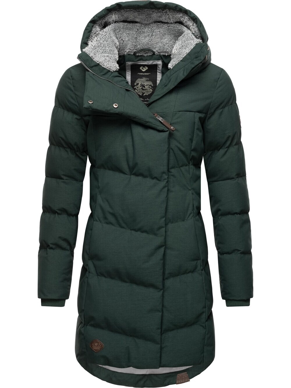 

Зимнее пальто Ragwear Pavla, темно-зеленый
