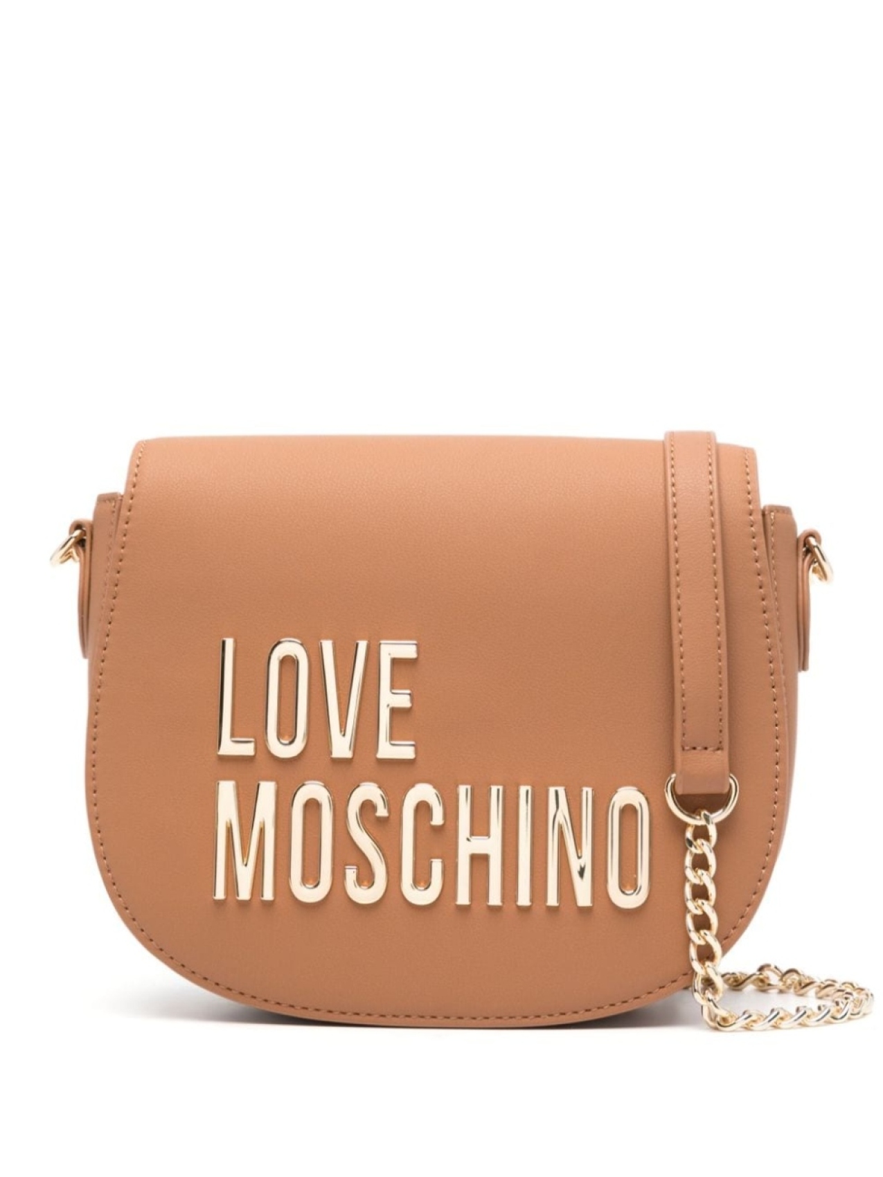 

Love Moschino сумка через плечо с логотипом, коричневый