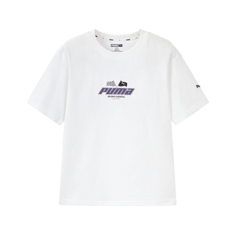 

PUMA Футболка Sportstyle Series SS25 Raw White 10101 детская, Белый, PUMA Футболка Sportstyle Series SS25 Raw White 10101 детская