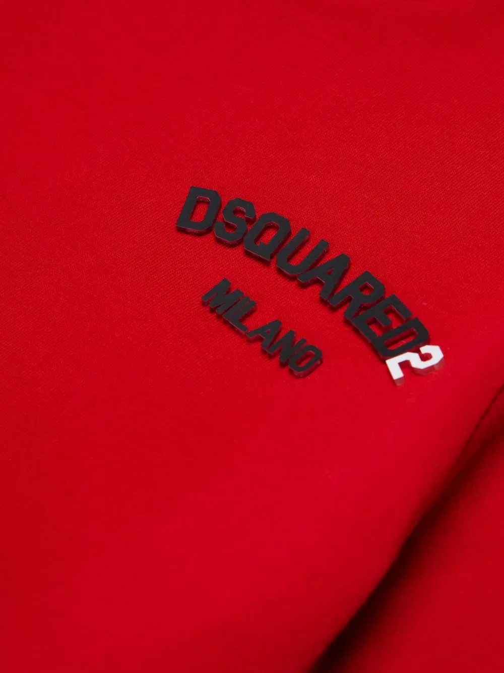 Футболка с круглым вырезом Dsquared2 Kids, красный — фото 4