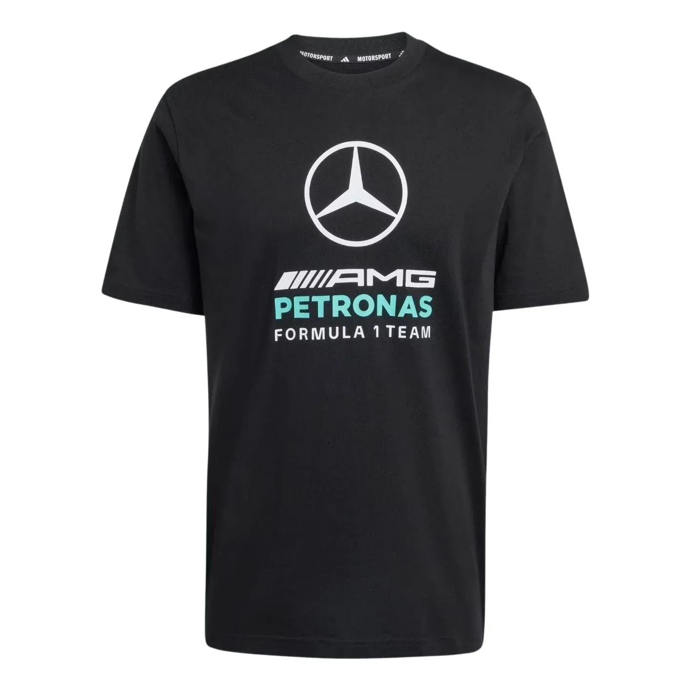 Футболка Adidas Mercedes-AMG F1 Team DNA Graphic T-Shirt 'Black Semi Mint Rush'