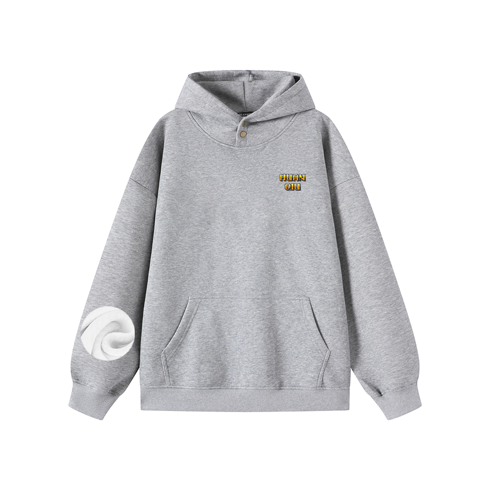 

Толстовка Unisex Hooded Moderate HUANQIU, светло-серый[fleece-lined]