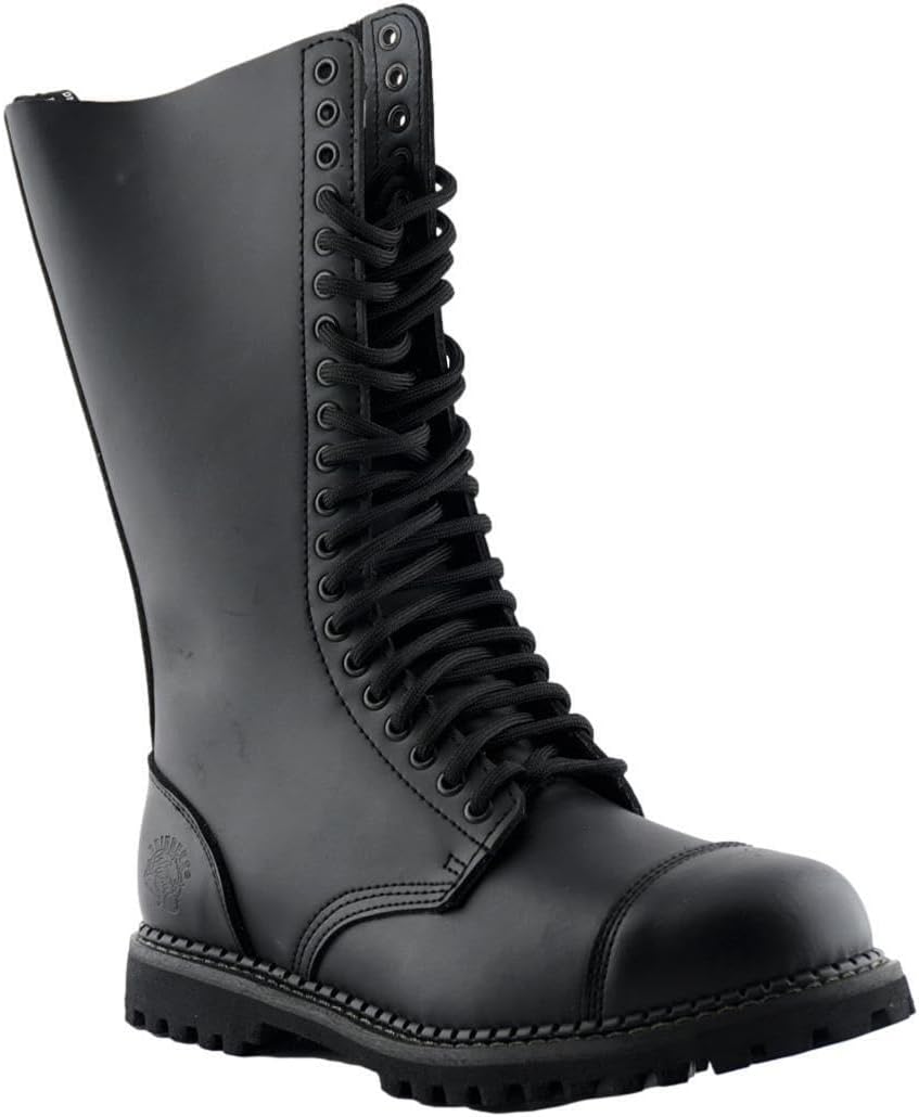 

Grinders King 2015 Черные мужские ботинки Safety Steel Toe Derby, черный