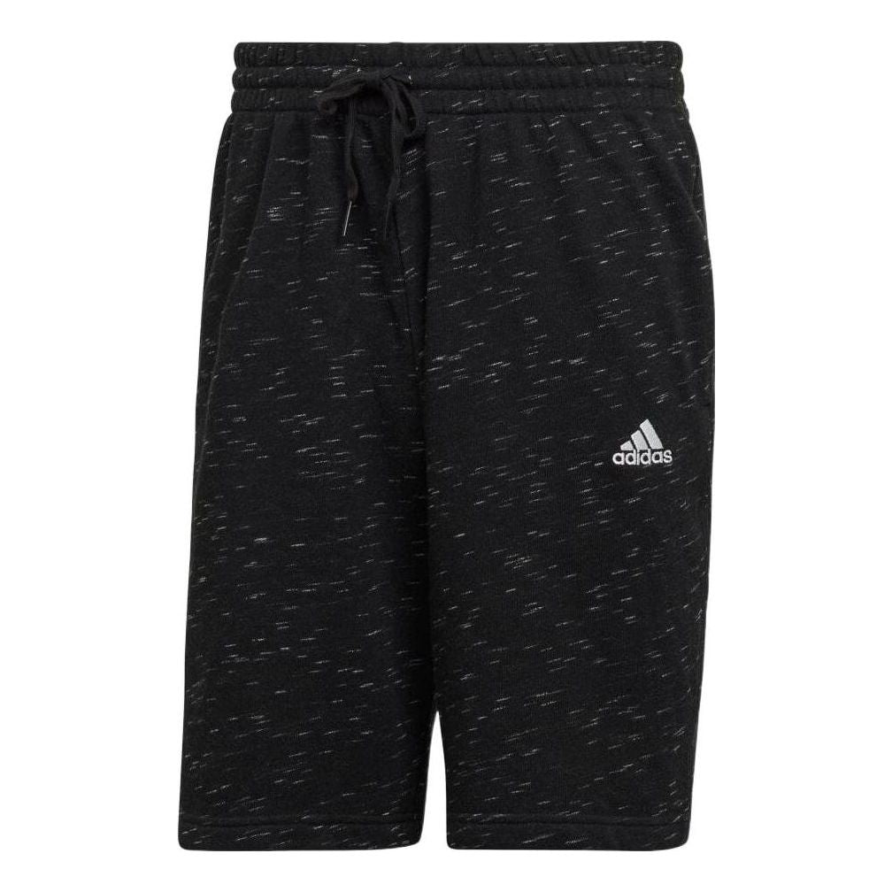 

Шорты Men's adidas Spot Logo Printing Drawstring Lacing Sports Shorts Japanese Version Black HE1804