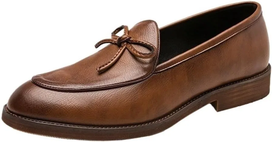 Мужские лоферы из натуральной кожи, Tassel Loafers, коричневый DHFIRUFSHLO