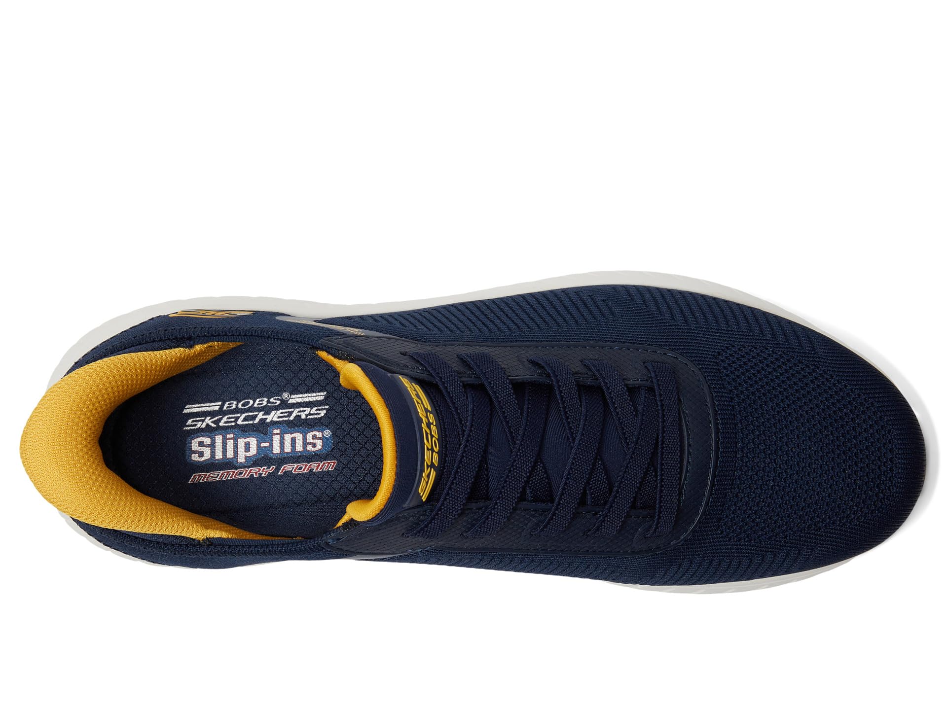 Туфли BOBS from SKECHERS Hands Free Slip-Ins Squad Chaos - Solid Step, темно-синий — фото 2