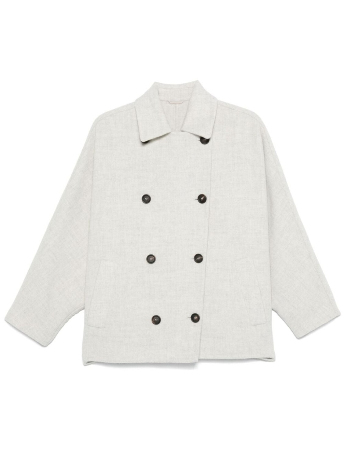 

Brunello Cucinelli бушлат ручной работы, белый