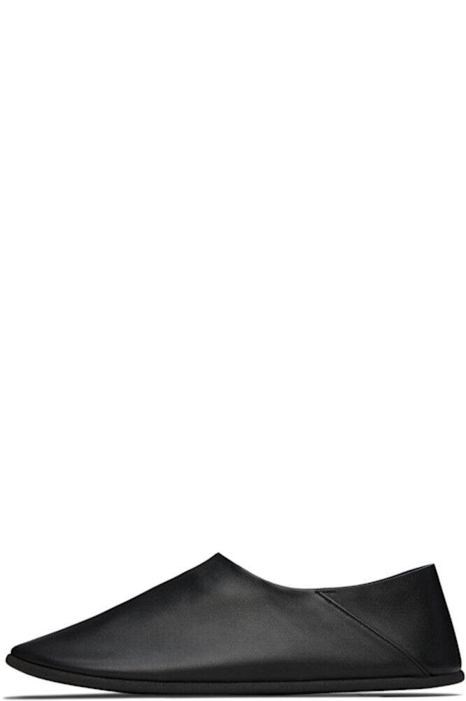 Эксклюзивные черные туфли-лоферы SSENSE Big Bootie Mule CHRISTEN — фото 3