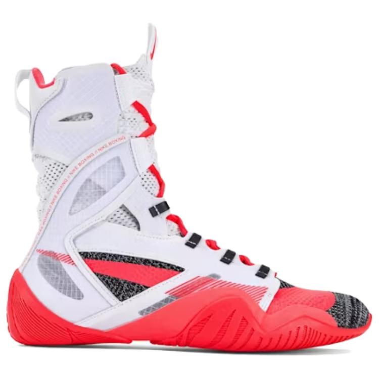 Nike Кроссовки для тренировок HYPERKO 2 Abrasion Resistant High top Unisex White Red — фото 2